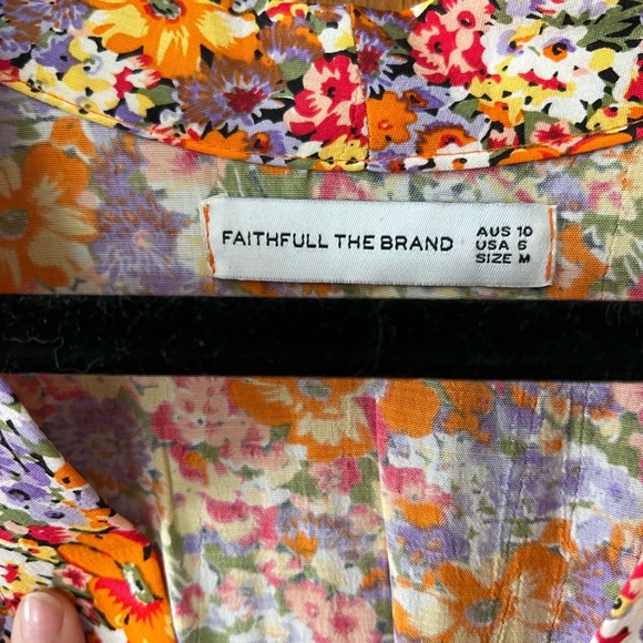 Faithfull The Brand, midi dress , size 6 - Picture 5 of 5